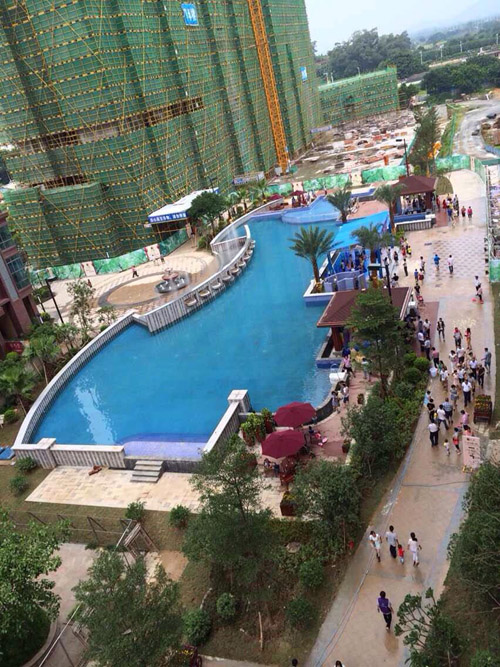 肇慶四會(huì)旺城壹號(hào)房地產(chǎn)小區(qū)泳池工程